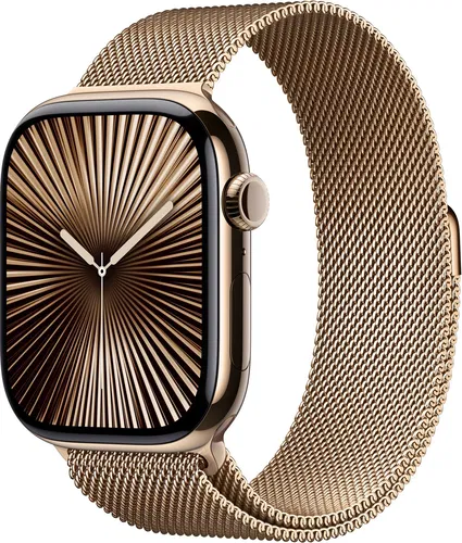 Apple Watch Series 10 42mm Cellular Gold Titanium